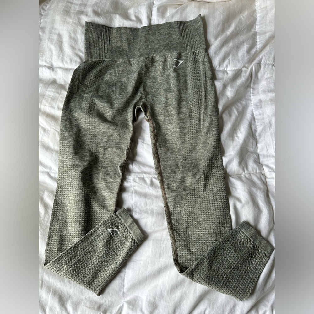 Green gymshark seamless legging